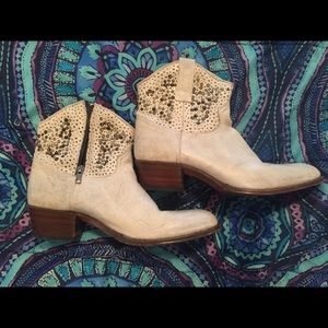 Frye genuine leather ankle boots